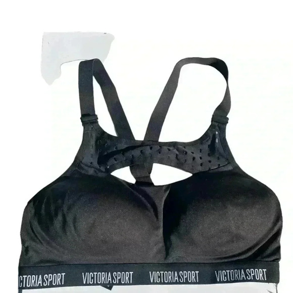 Victoria Secret Sport women’s padded black sports bra gently used size 32C - Picture 2 of 8